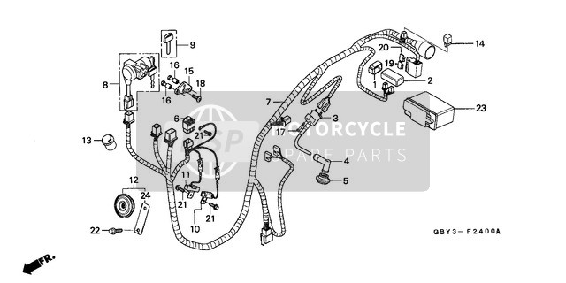 30410GBY911, Unite De C.D.I., Honda, 2